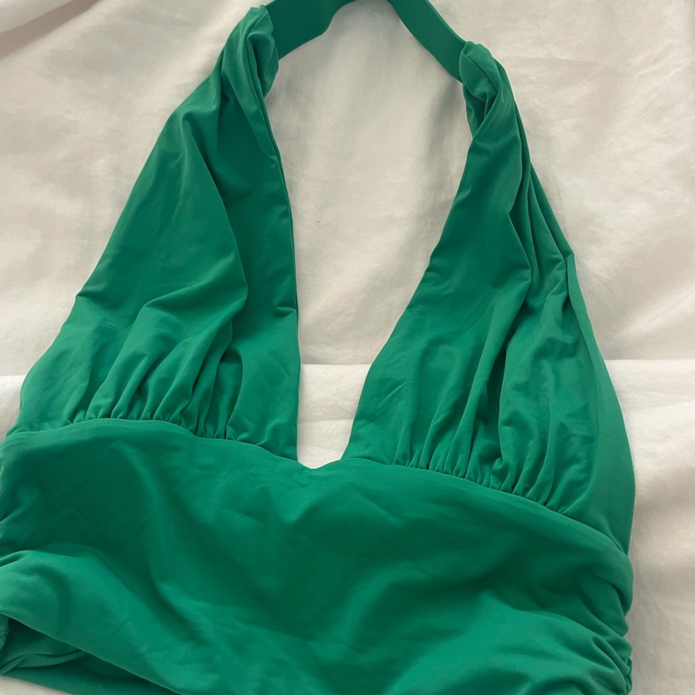 Princess Polly size 4 green halter top